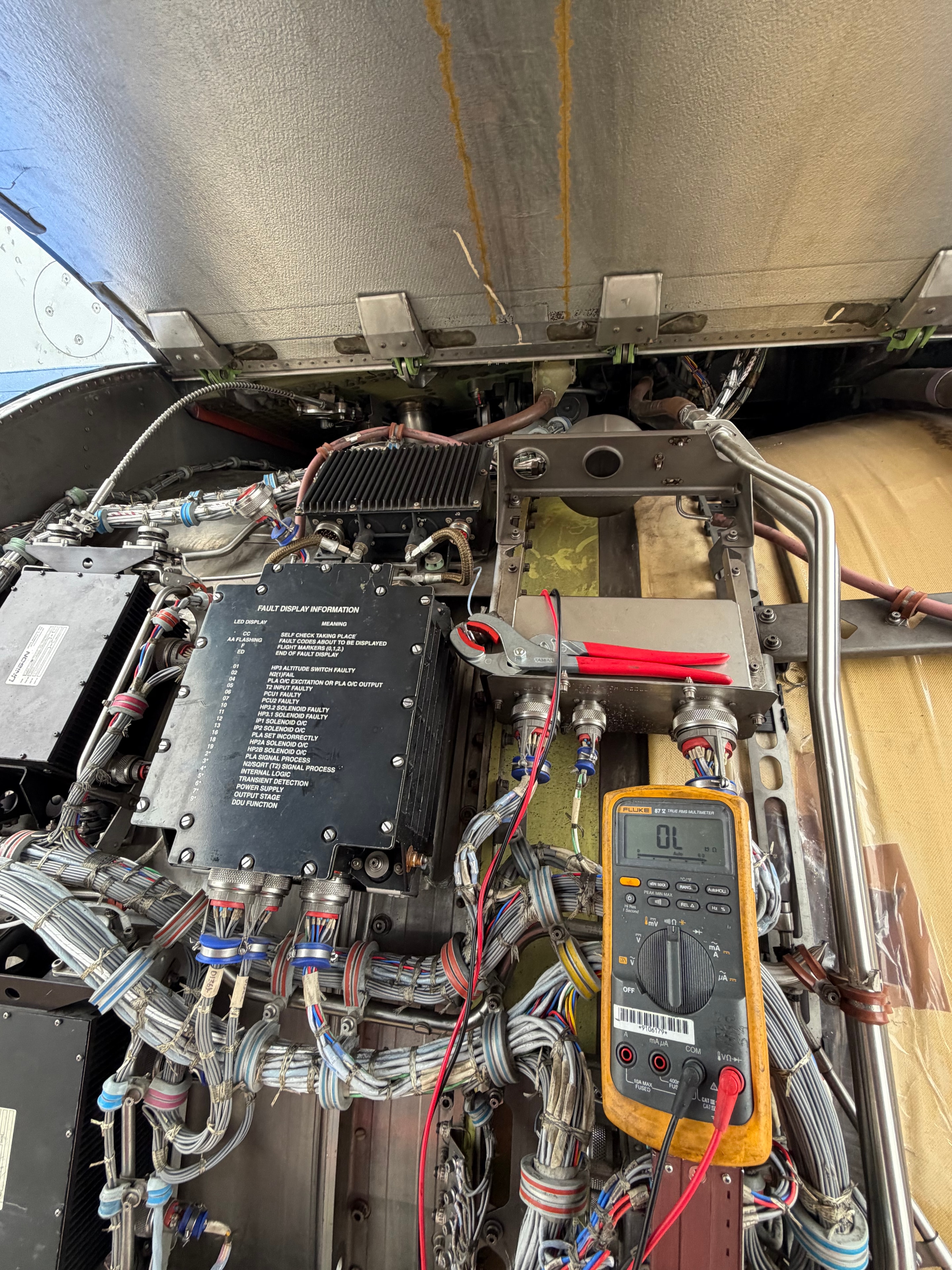 Aircraft avionics panel