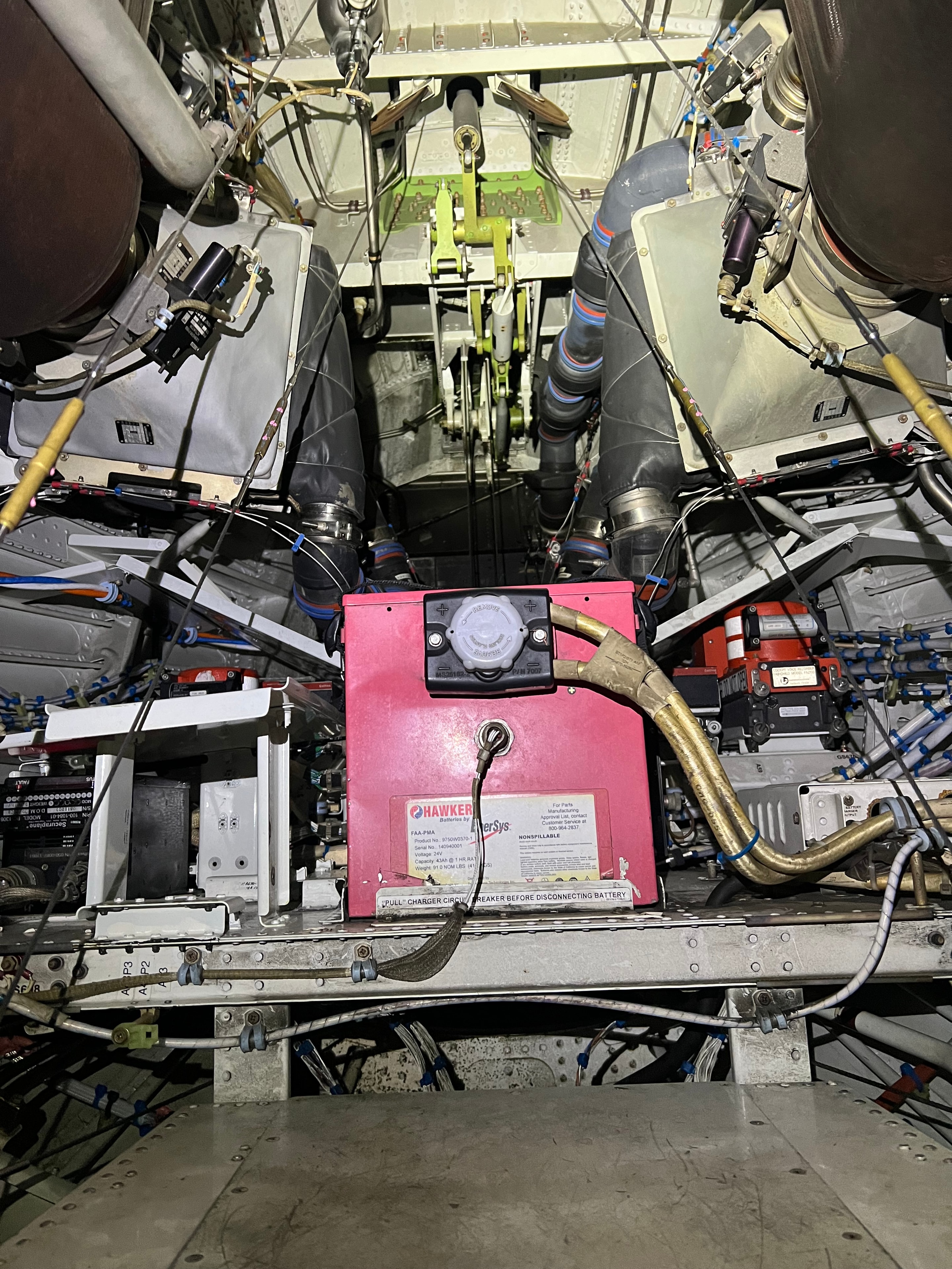 Aircraft belly systems bay